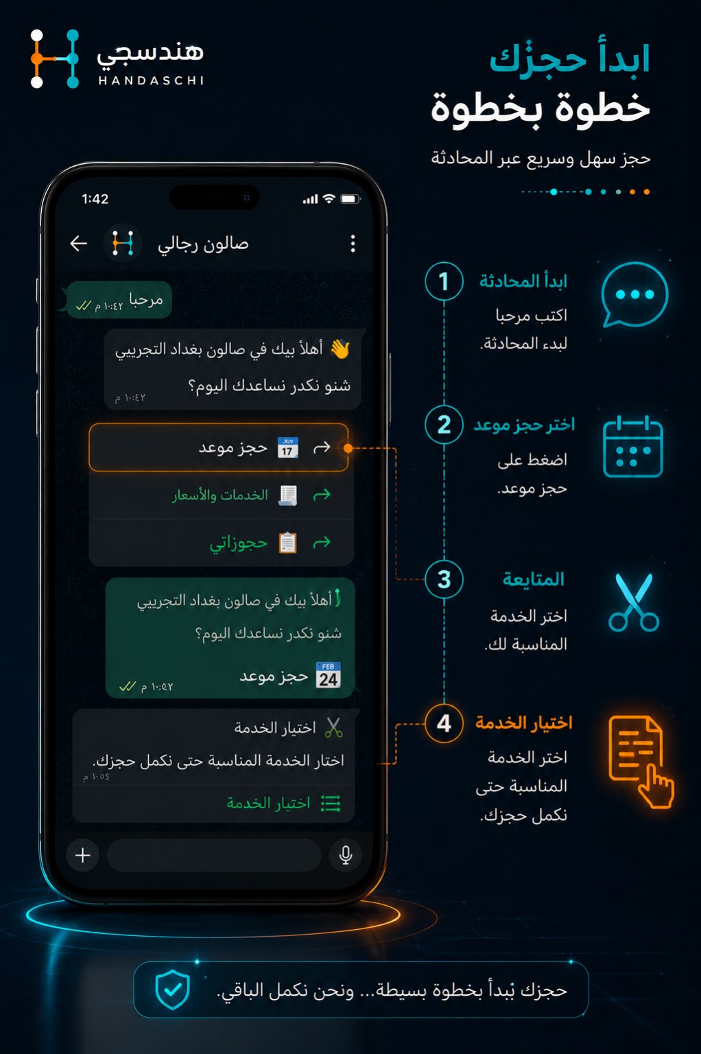 ابدأ المحادثة